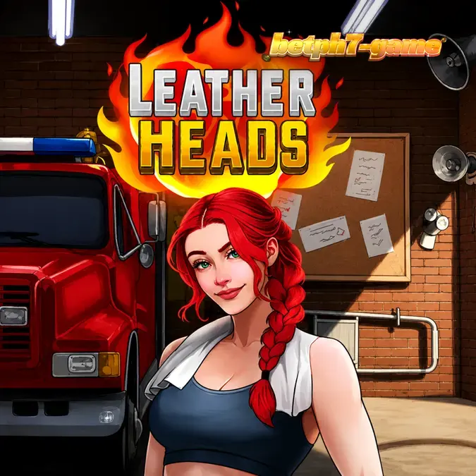 Tampilan visual permainan slot Leatherheads dengan tema pemadam kebakaran