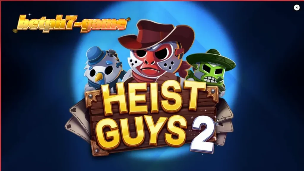 Tampilan visual slot Heist Guys 2 dengan tema Wild West yang penuh aksi